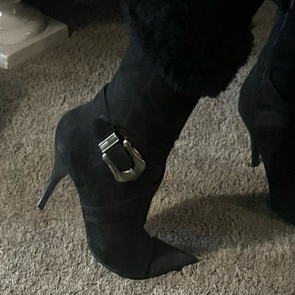 Boots- Ladies Black w/inside zipper Size 8 1/2 - Picture 5 of 6